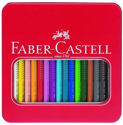Faber Castell Kredki Faber Castell Grip 2001 24 kolory metalowe pudelko