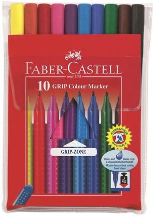 Faber Castell Flamastry Grip Faber Castell 10 kolorów
