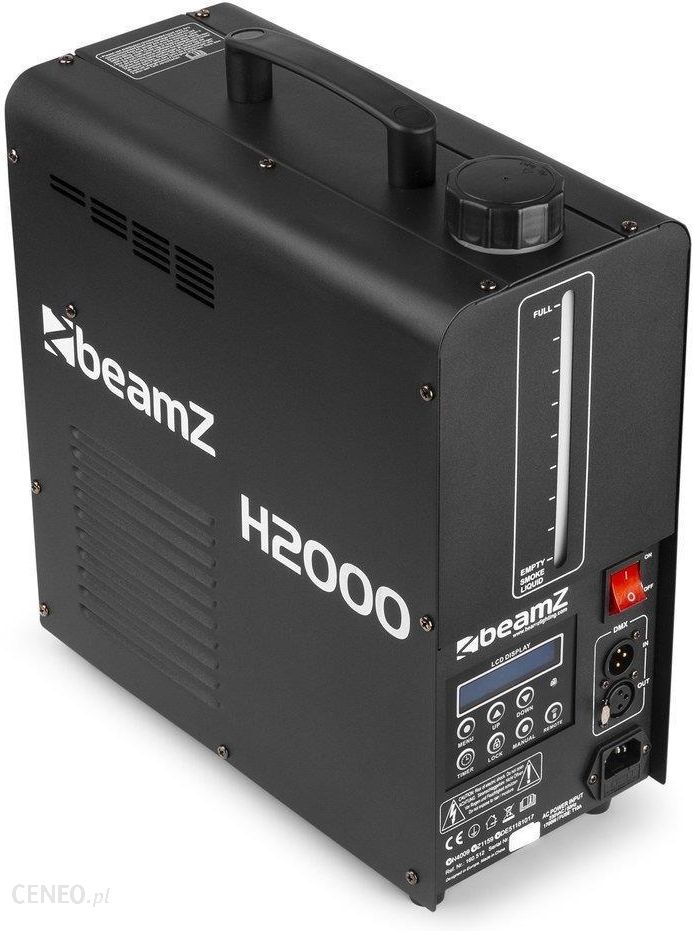 BeamZ H2000 Hazer DMX LCD