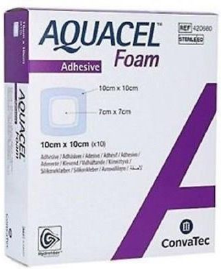 AQUACEL AG Foam Opatrunek 20x20 cm