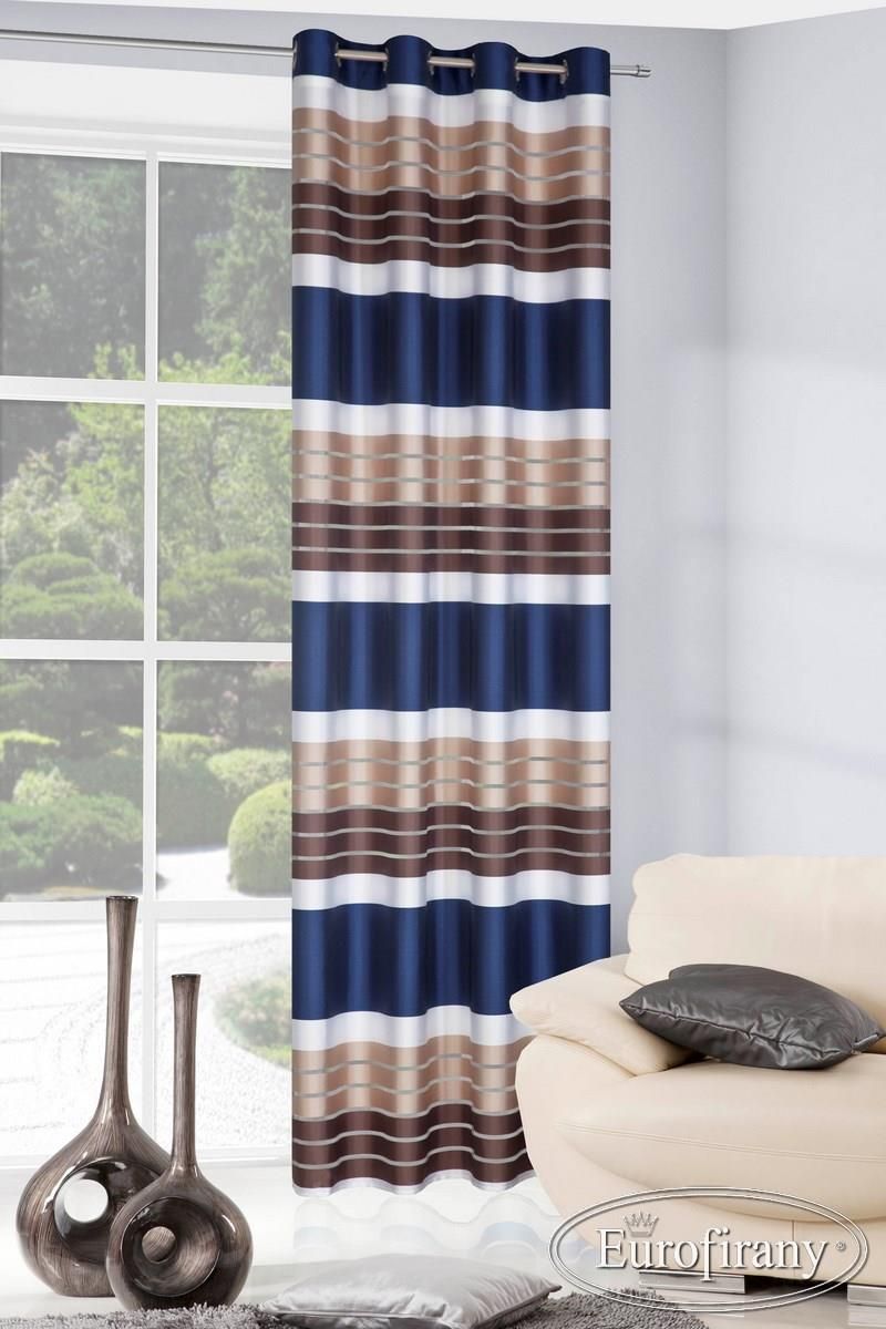 Granatowe Zaslony W Sypialni QHouse.pl Domow Aranżacje, Pomysły