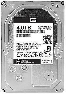 Western Digital WD4004FZWX（3.5 HDD 4TB） Dysk zewnętrzny WD Black 4TB 3.5 (WD4004FZWX) - Opinie i