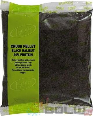 Lorpio Pellet Mielony Crush Black Halibut Dopalacz 500G (DDLO540)