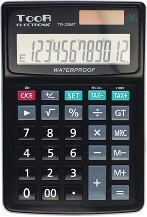Toor Electronic Kalkulator Wodoodporny Tr2296T