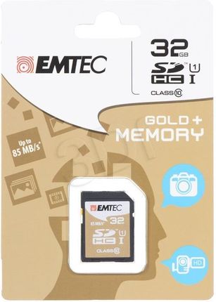 Emtec Gold Plus SDHC 32GB Class 10 (ECMSD32GHC10GP)