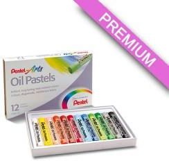 Pentel Pastele olejne PENTEL 12 kolorów