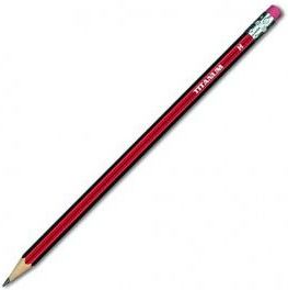Ołówek techniczny Titanum z gumką H