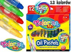 Zdjęcie PASTELE Olejne Wykręcane 12 szt. Colorino 64590 - Olsztyn