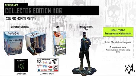 Watch Dogs 2 Edycja Kolekcjonerska San Francisco (Gra PS4) - Ceny