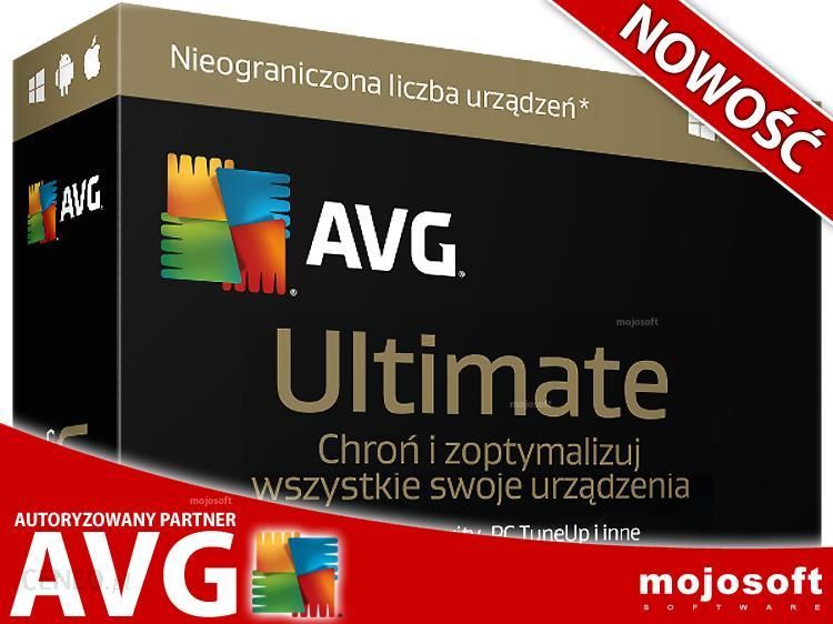 AVG Ultimate MultiDevice 10 urządzeń na 2 lata (GSL00024)