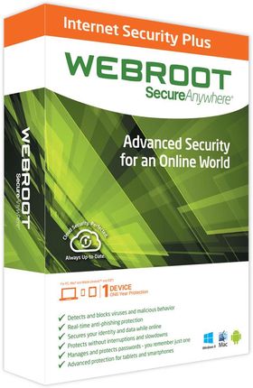 Webroot SecureAnywhere Internet Security Plus 1PC/1Rok (WSAIS11)