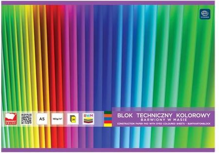 Interdruk Blok techniczny A4 kolor barw. w masie
