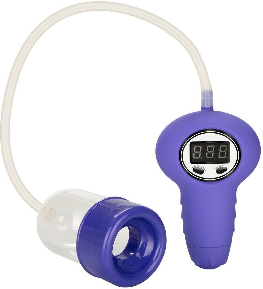 Waterproof Silicone Clitoral Pump - Purple