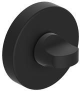 Metal-Bud Szyld dolny rozeta do klamek okrągłych do WC łazienkowa kolor czarny. NNWCMCZ