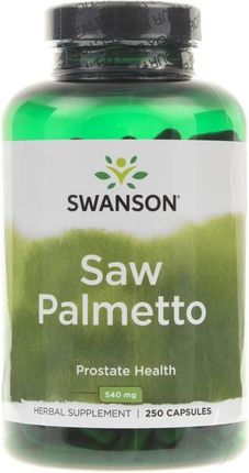Swanson Saw Palmetto palma sabałowa 540mg 250 kaps.