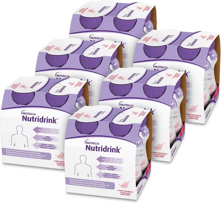 Nutridrink Standard preparat odżywczy smak truskawkowy 24x125ml