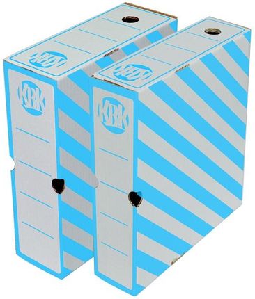 KBK Pudło archiwizacyjne A4 8cm kartonowe niebieskie