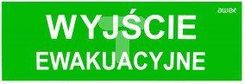 Zdjęcie awex Piktogram 100x300 wyjście ewakuacyjne logo (ISO7010) (pm21) - Boguchwała