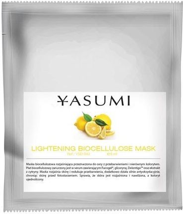 Yasumi Lightening Biocellulose Mask Biocelulozowa Maska Rozjaśniająca 8ml