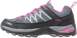 CMP RIGEL WP Półbuty trekkingowe grey/fuxia/ice