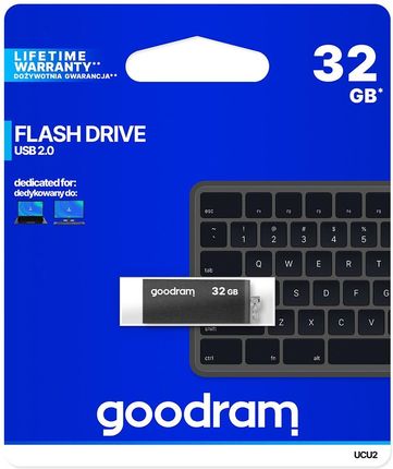 GOODRAM 32GB UCU2 BLACK USB 2.0 (UCU2-0320K0R11)