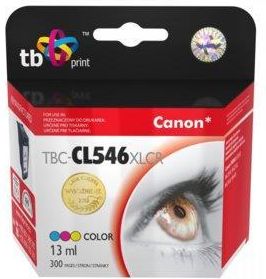 TB Print Zamiennik dla Canon PIXMA iP2850/MG2950/2550/2450/MX495 Kolor (TBC-CL546XLCR)