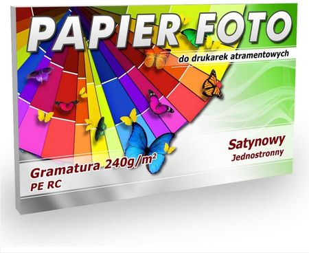 PapierDoZdjęć Papier Foto 10x15cm 240g/m2 100ark Satynowy PE RC (PF240SATPE10)