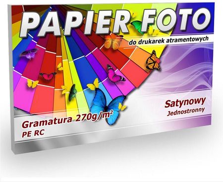 PapierDoZdjęć Papier Foto 10x15cm 270g/m2 100ark Satynowy PE RC (PF270SATPE10)