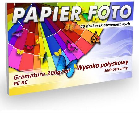 PapierDoZdjęć Papier Foto A5 200g/m2 50ark Wysoko połyskowy PE RC (PF200WPPEA5)