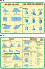 Zdjęcie VISUAL SYSTEM Podkładka edukacyjna. Pola i obwody figur płaskich i przestrzennych, trójkąty, czworokąty - Dąbrowa Górnicza
