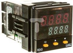 Lumel Programowalny regulator zasilanie 90-264V AC wejście uniwersalne wyjście 1 przekaźnik 2A wyjście 2/alarm 2 przekaźnikowe alarm 1 [RE434111100]