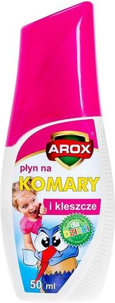 Arox Płyn Na Komary I Kleszcze Dla Dzieci 50Ml