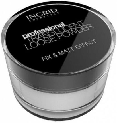 Ingrid Professional Translucent Loose Powder Puder Bambusowy Sypki 10g
