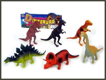 Hipo Dinozaury 20cm 6 szt. (HHS007)