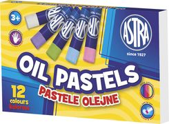 Zdjęcie Astra Kredki Pastelowe Olejne 12 Kol - Tyszowce