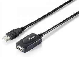 Equip Przedłużacz aktywny USB 2.0 AM-AF 5M Czarny