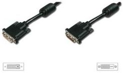 Zdjęcie ASSMANN Przedłużacz DVI-D (24+1) /M (wtyk) - DVI-D (24+1) /Ż (gniazdo) 5m czarny - Ujazd