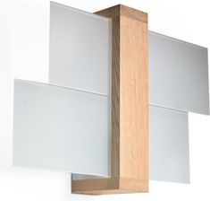 Zdjęcie Sollux Kinkiet FENIKS 1 naturalne drewno (SL.0077) - Radymno