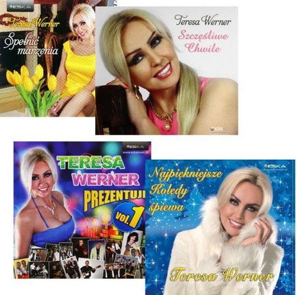 Teresa Werner Spełnić Marzenia Szczęśliwe Chwile Prezentuje vol 1 Śpiewa najpiękniejsze kolędy Pakiet [4CD]
