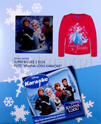 Frozen soundtrack (Kraina Lodu) Karaoke [BOX] (CD)+[BLUZKA]