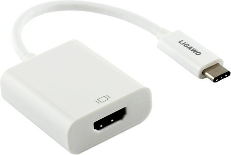 Ligawo USB-C na HDMI Biały (6518956)