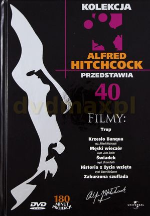Alfred Hitchcock Przedstawia 40Trup / Krzesło Banqua / Męski wieczór / Świadek / Historia z życia wzieta / Zakurzona szuflada (digibook) (DVD)+[książ