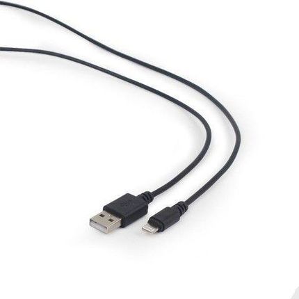 Gembird USB/Lightning 1m Czarny (CC-USB2-AMLM-1M) 