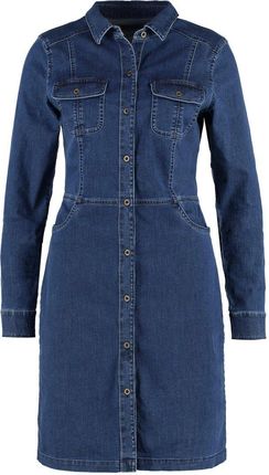 Edc by Esprit Sukienka jeansowa blue dark wash Ceny i opinie