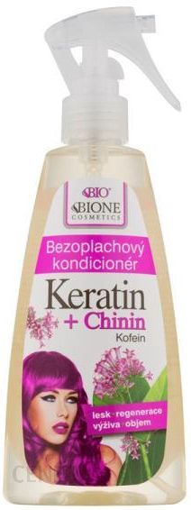  Bione Cosmetics Keratin Kofein Odżywka Bez Spłukiwania Spray 260ml
