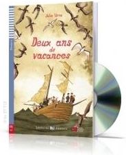 LF Deux ans de vacances książka + CD. Lectures ELI Juniors. Poziom A2