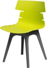 d2 Krzesło Techno zielony, podst. szara - zdjęcie 1