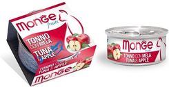 Monge FRUIT TUŃCZYK Z JABŁKIEM 80G