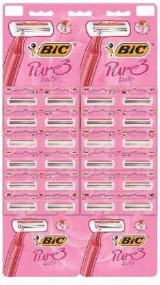 Bic Maszynka Jednorazowa Women Pure 3 Pink 1 szt.