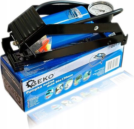 GEKO Pompka nożna z manometrem (G01303) 